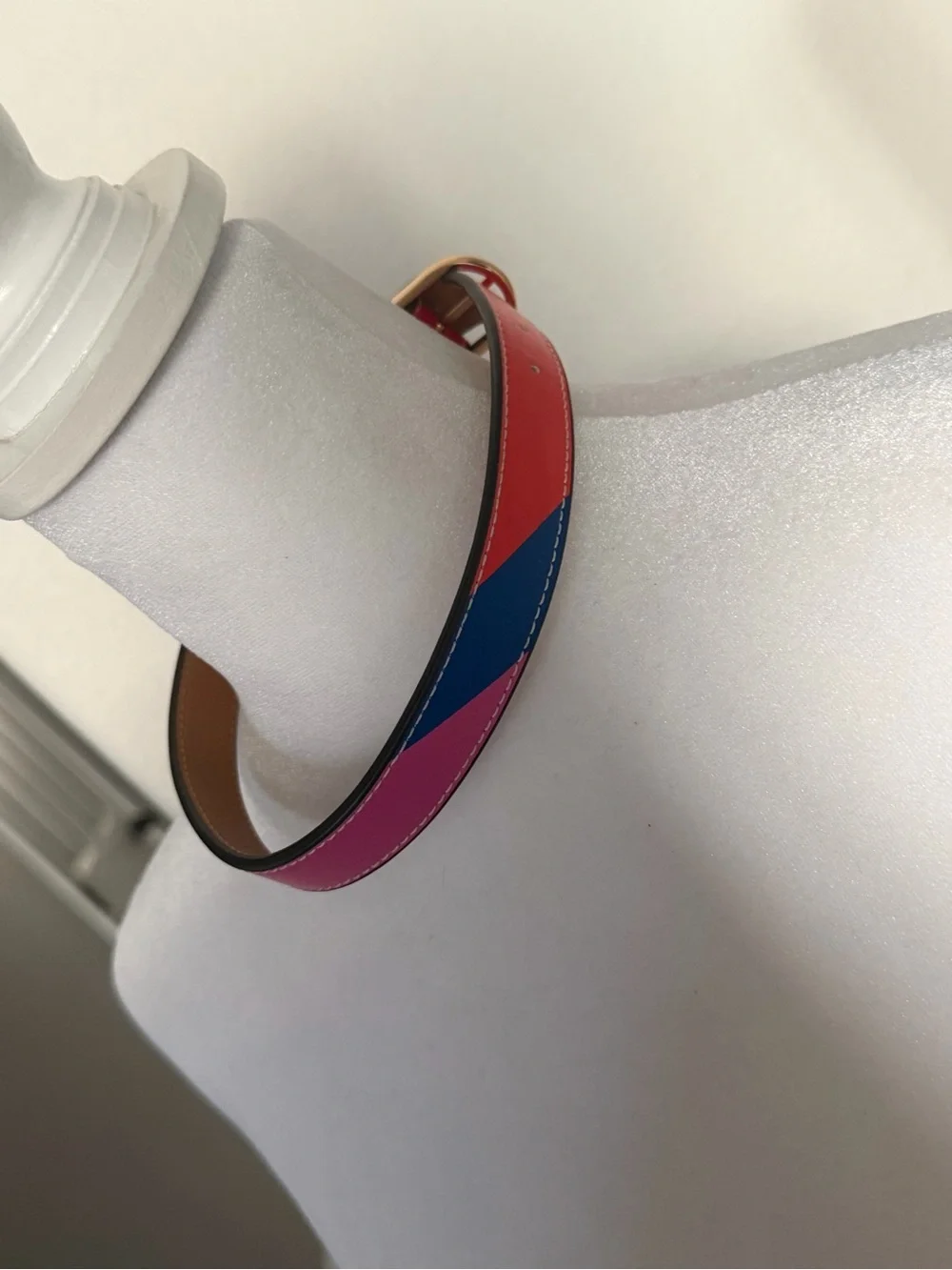 Tory Burch Dog Collar Multi Stripe Color M/L